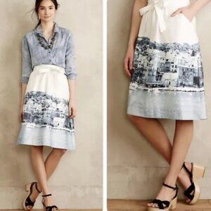 **rare** Anthropologie HD in Paris scenic skirt, size 6